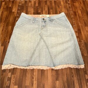 Vintage Y2K LEVIS JEANS Womens Denim Skirt Size 38 Waist